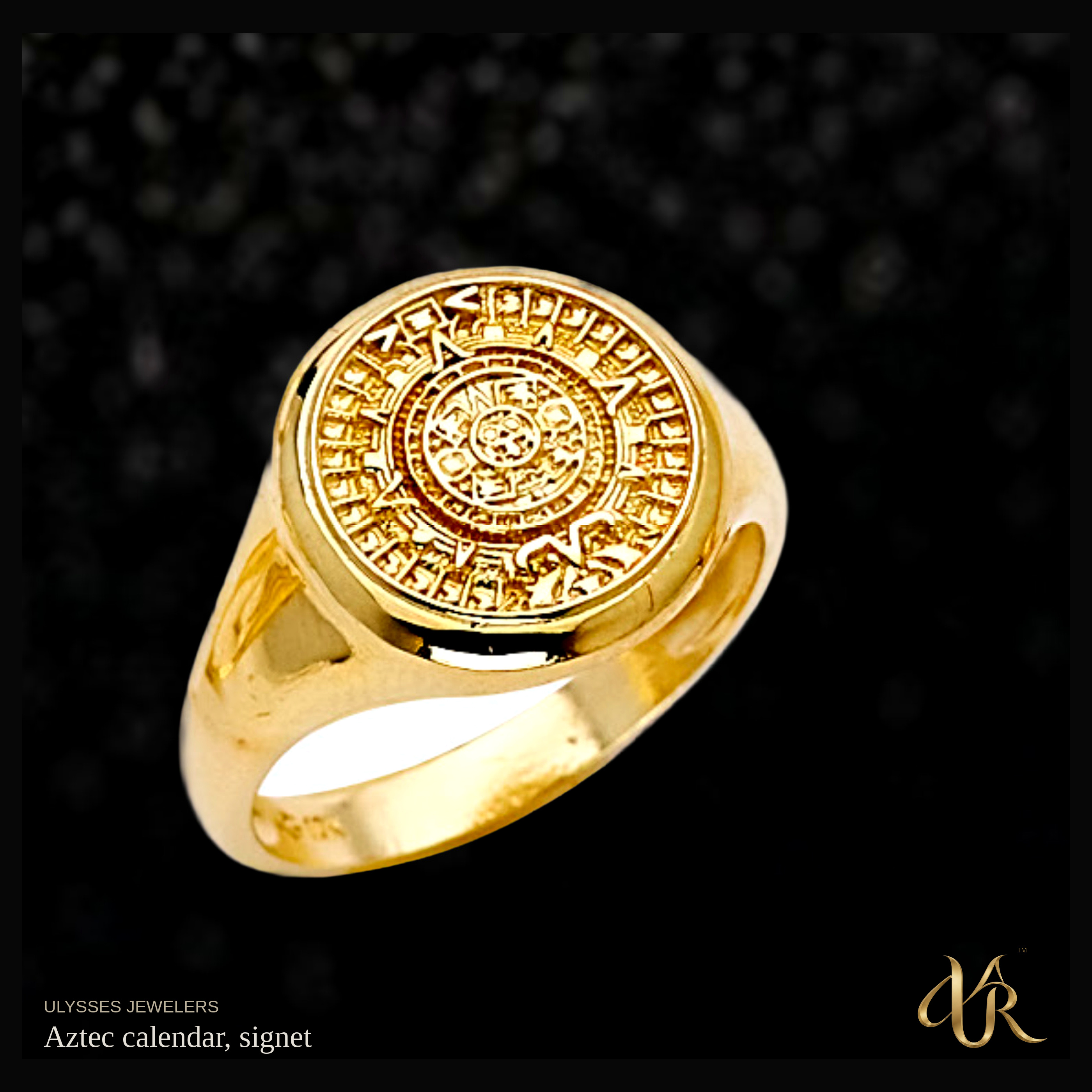 Aztec calendar, signet