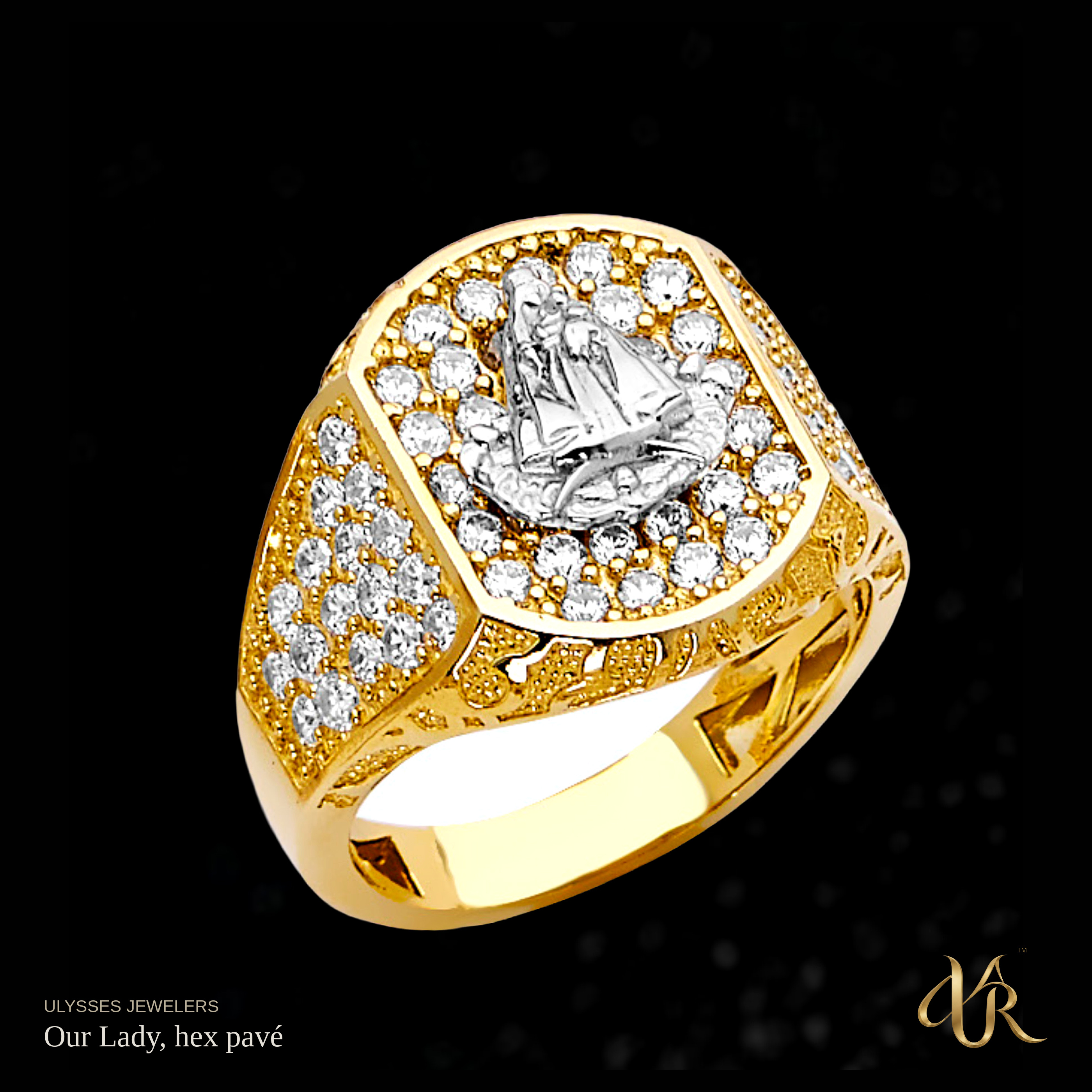 Our Lady, hex pavé