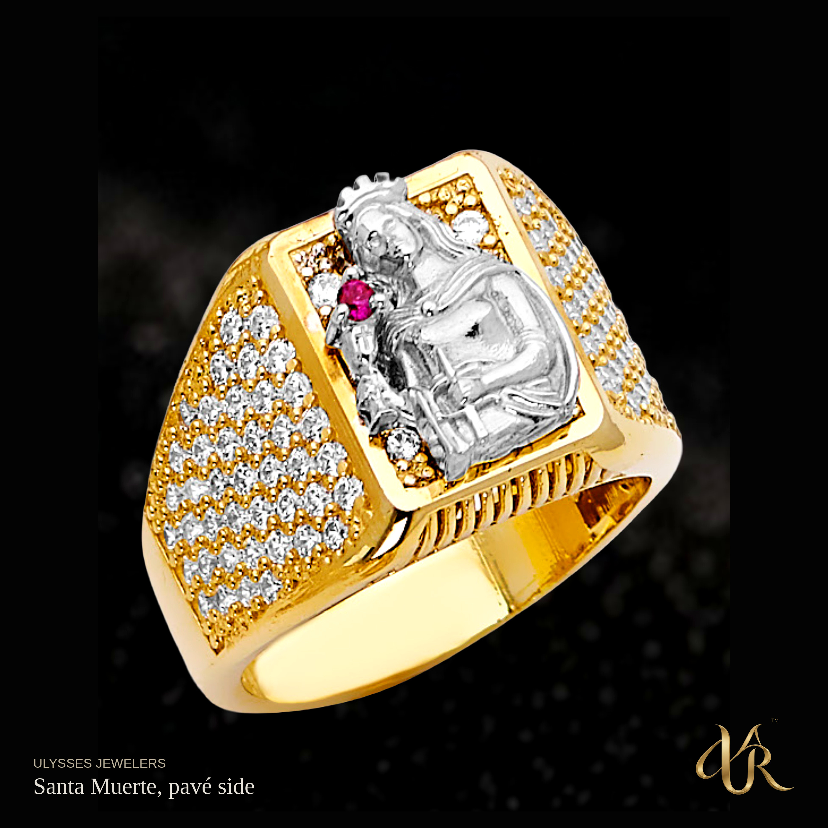 Santa Muerte, pavé side