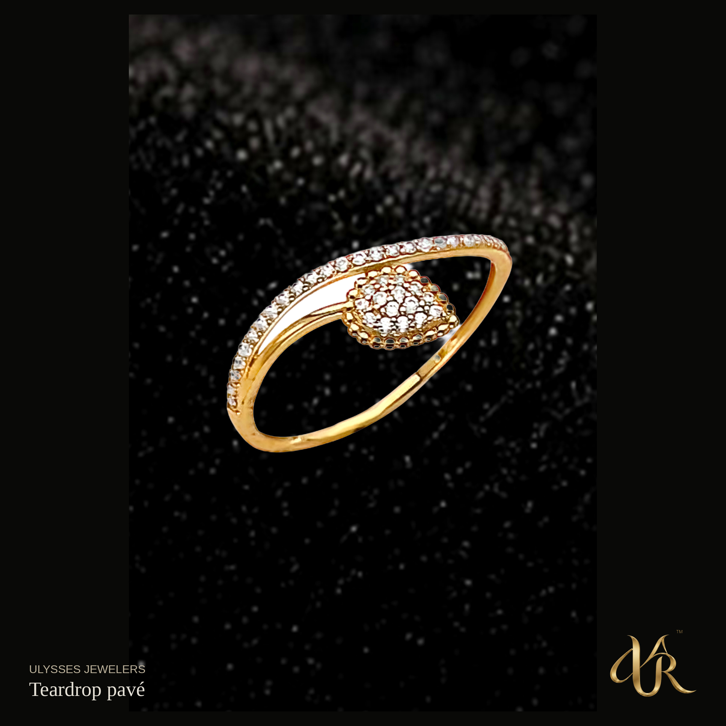 Teardrop pavé