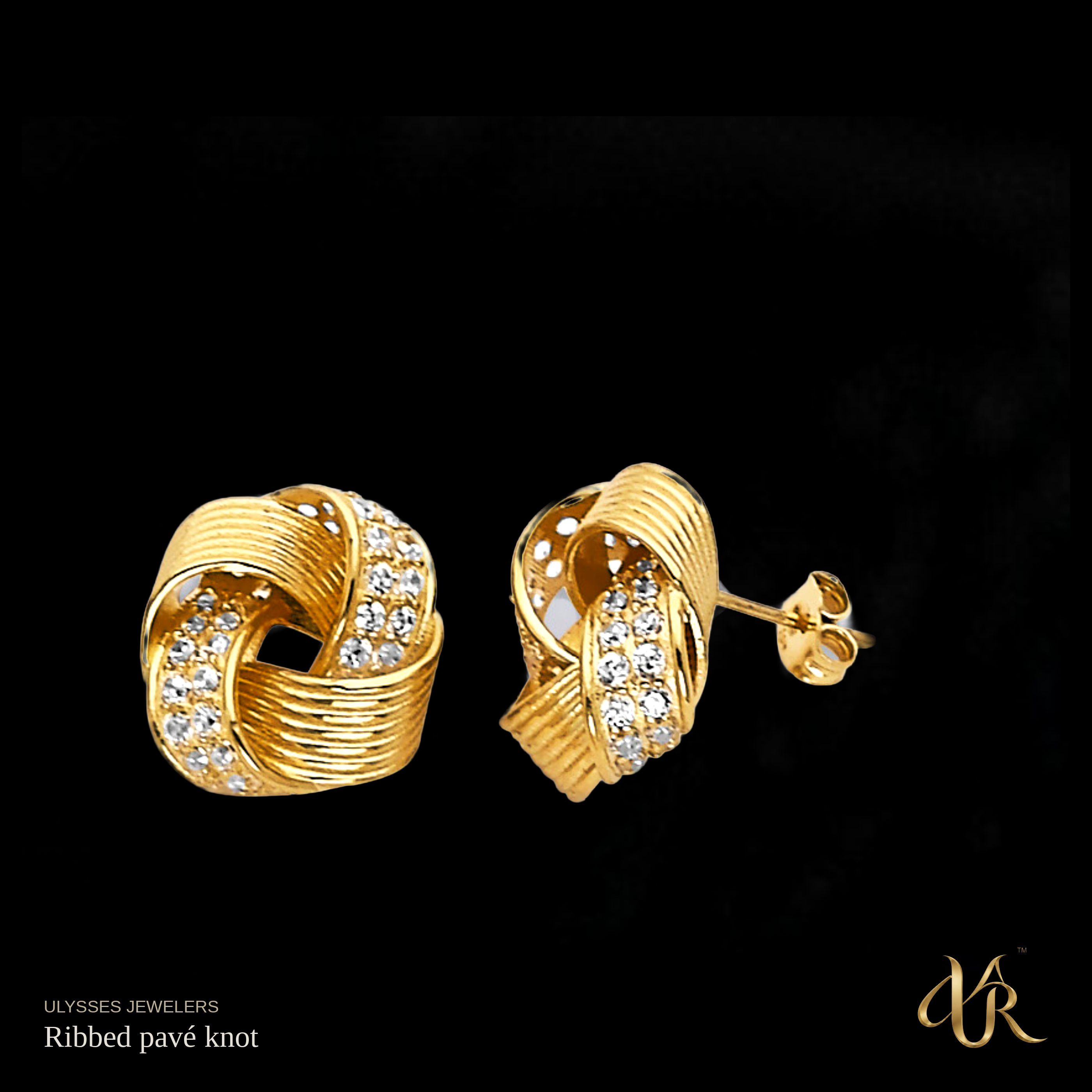 Ribbed pavé knot