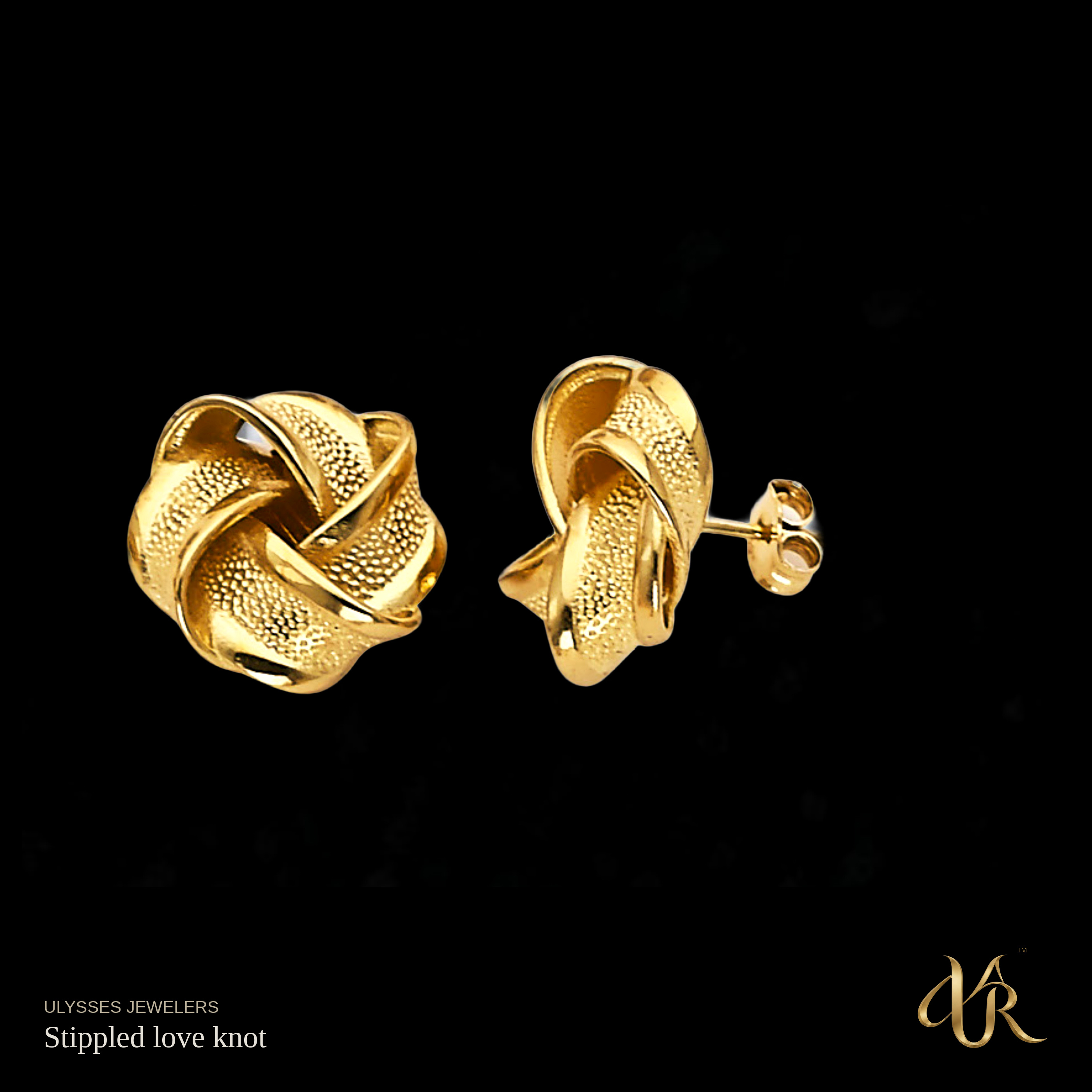 Stippled love knot